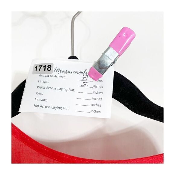 Free People Top Blouse Highland V Neck Linen Blend Red Womens Small - Picture 3 of 8